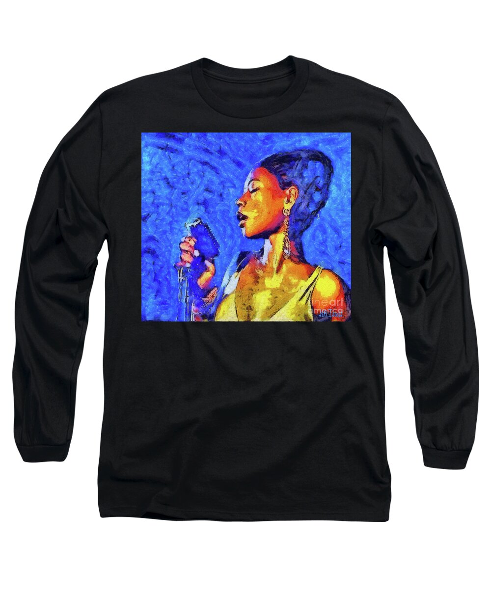 Performance Long Sleeve T-Shirt featuring the digital art Pearl by Humphrey Isselt