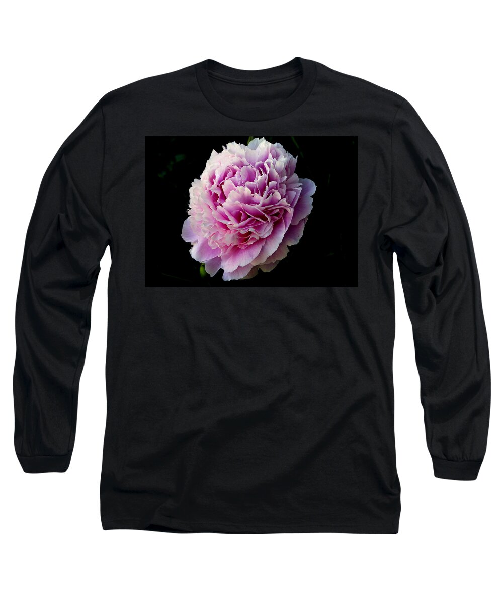 Photograph Long Sleeve T-Shirt featuring the photograph Peony by Rhonda McDougall