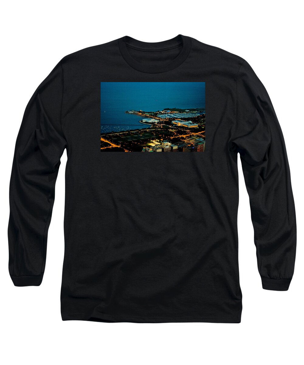 Architecture Long Sleeve T-Shirt featuring the photograph Planetarium and Aquarium by Richard Zentner