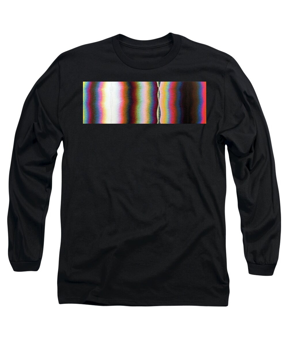 Color Long Sleeve T-Shirt featuring the painting Pole Six by Stephen Mauldin