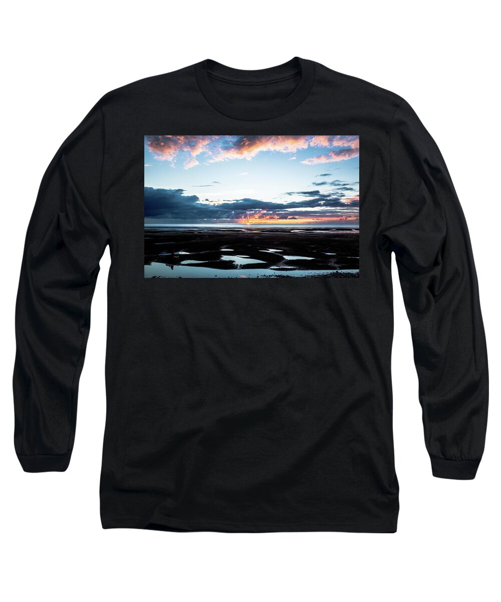 Beach Long Sleeve T-Shirt featuring the photograph Pools by Nick Barkworth