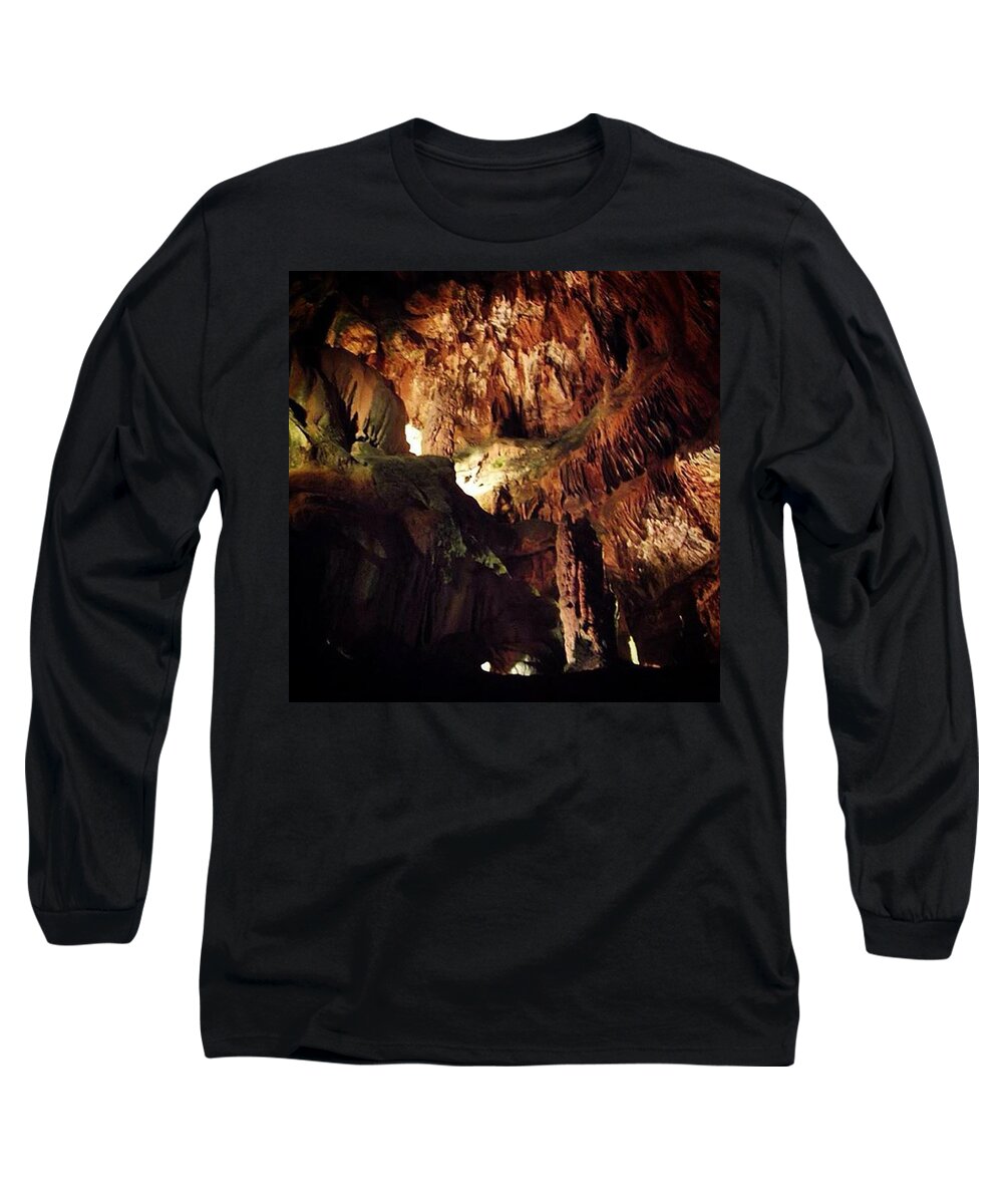 Summer Long Sleeve T-Shirt featuring the photograph Pretty Impressive Cave Systems Found In by Charlotte Cooper