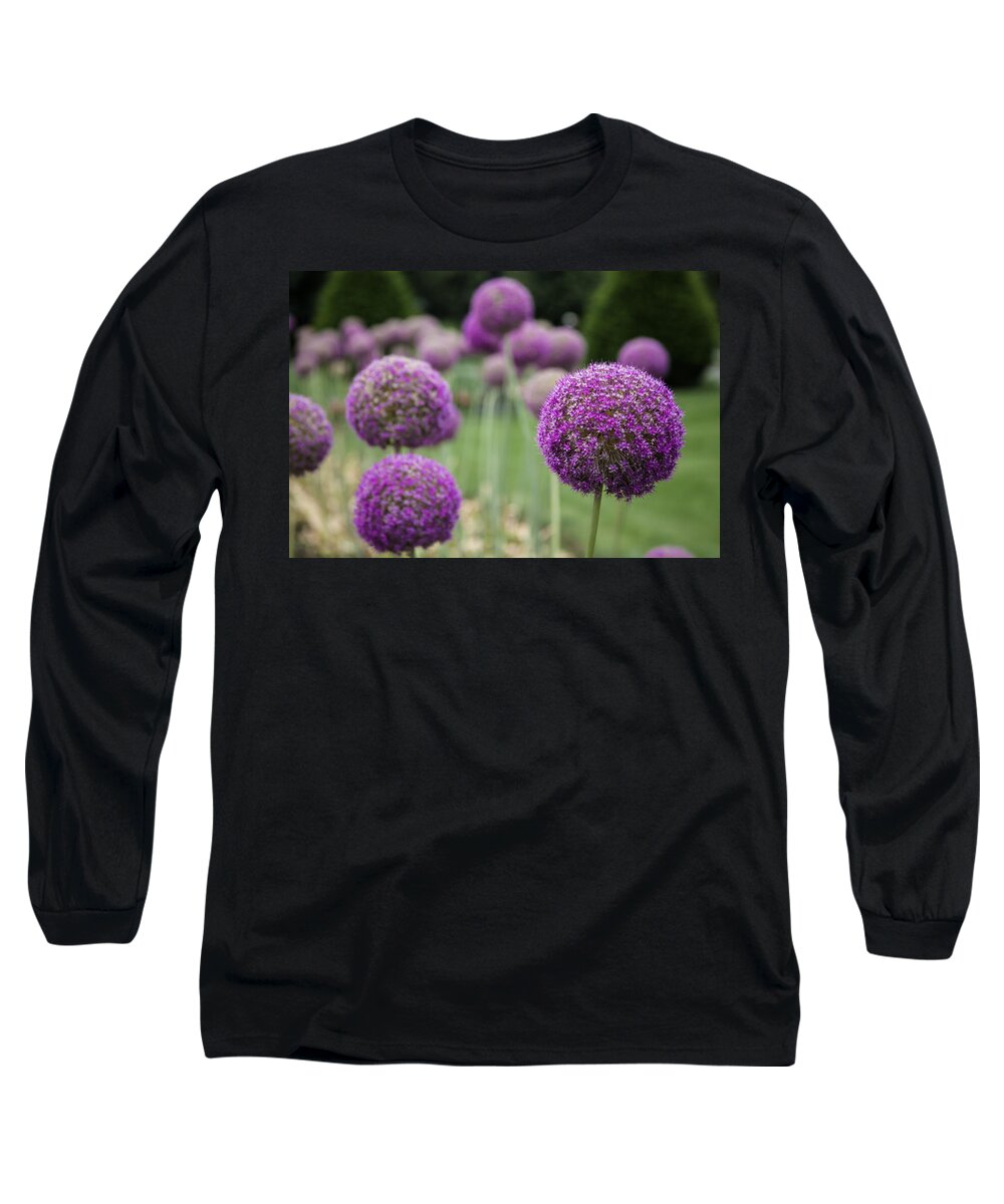 Purple Long Sleeve T-Shirt featuring the photograph Purple Depth by Jason Moynihan