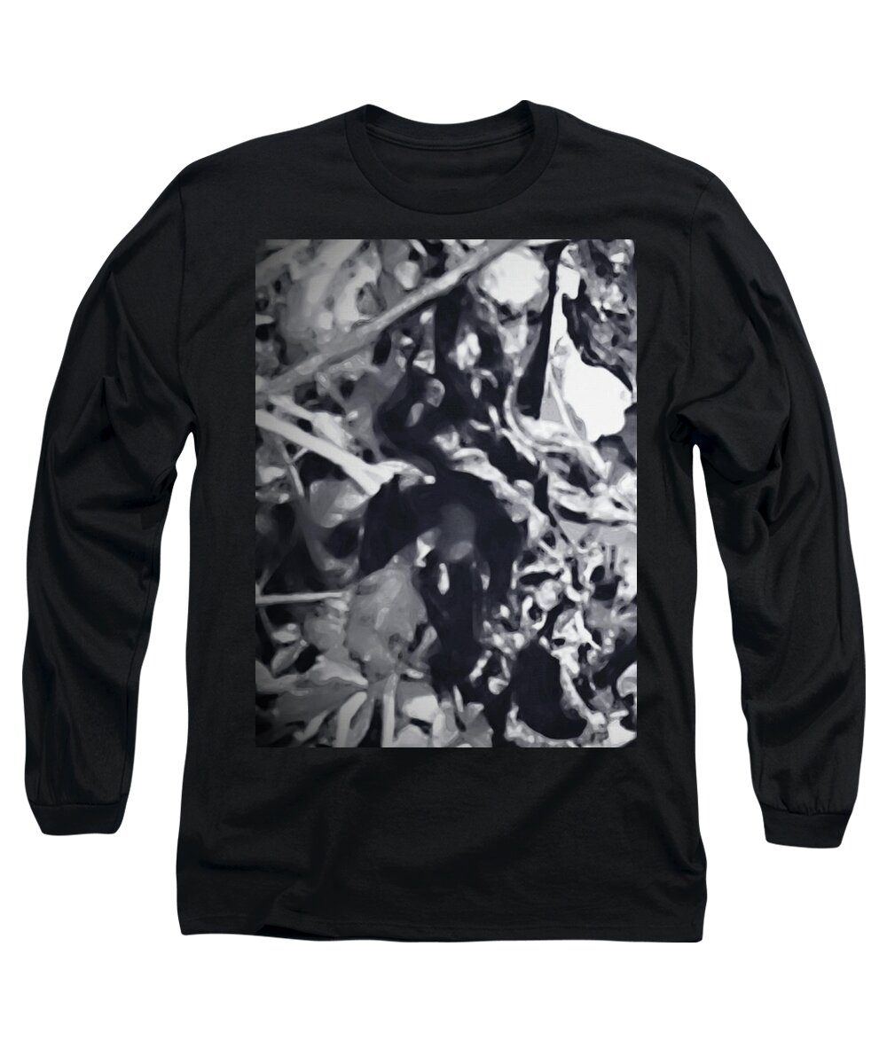 Ground Cover Long Sleeve T-Shirt featuring the photograph Queen of Throne by Gina O'Brien