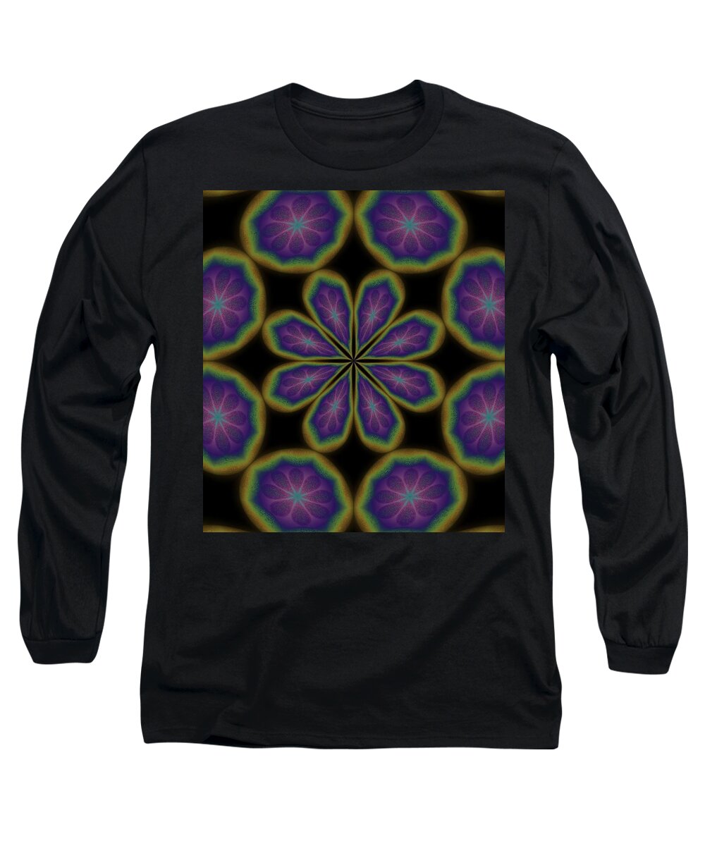 Creative Media Long Sleeve T-Shirt featuring the digital art Rainbow Oranges by Ee Photography