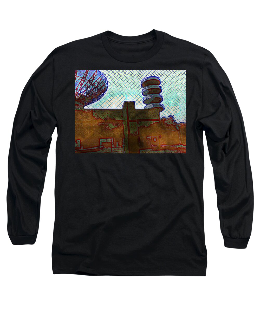 Radar Long Sleeve T-Shirt featuring the photograph Ready For Transmission by Andy Rhodes