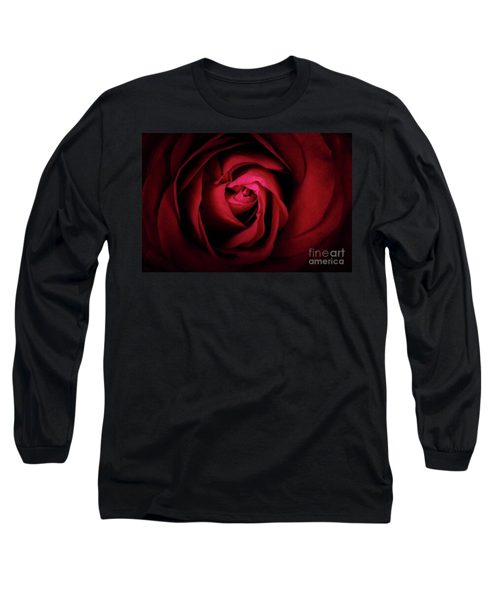 Rose Long Sleeve T-Shirt featuring the photograph Red Rose by Jane Rix