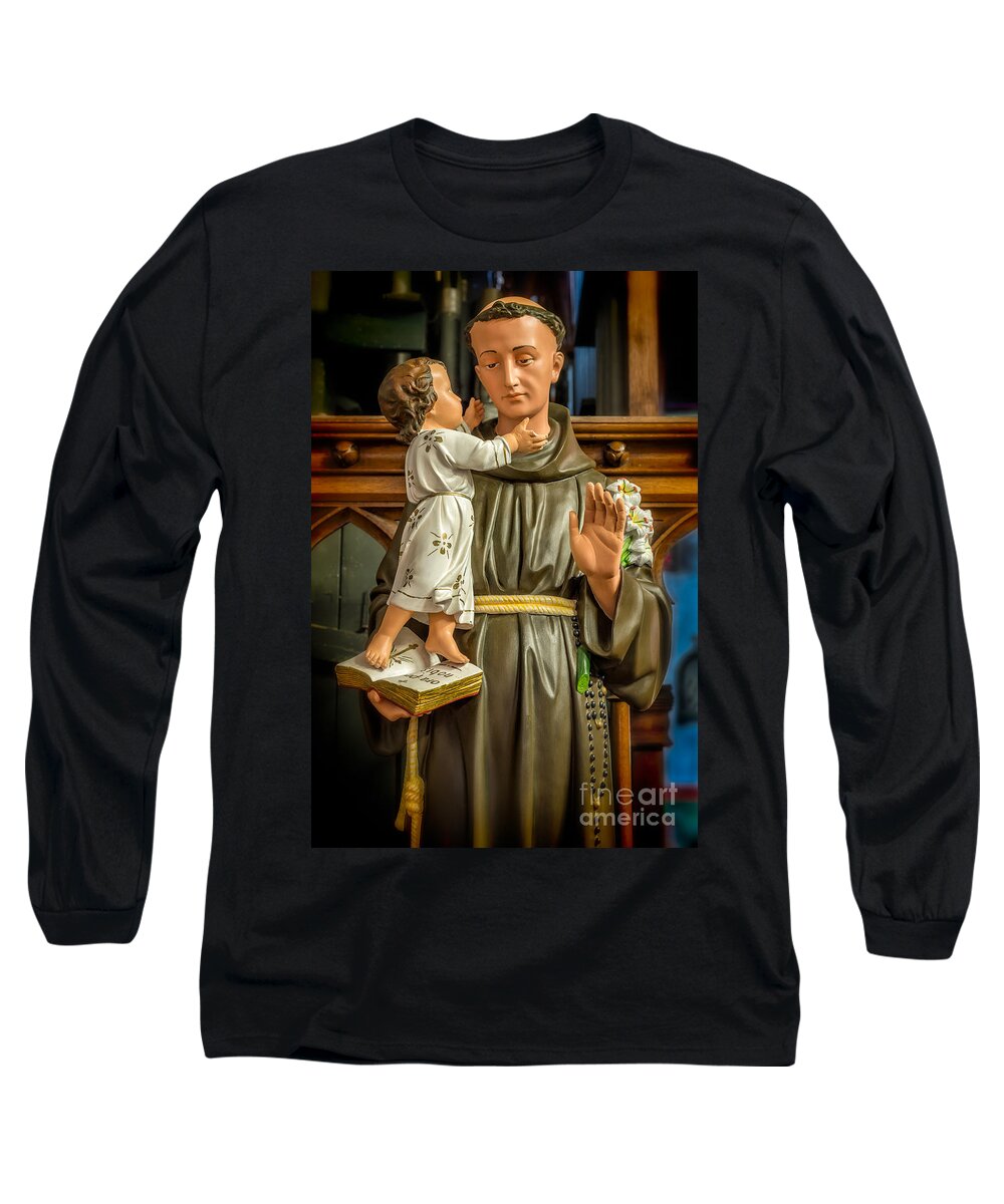 Saint Anthony Long Sleeve T-Shirt featuring the photograph Saint Anthony by Adrian Evans