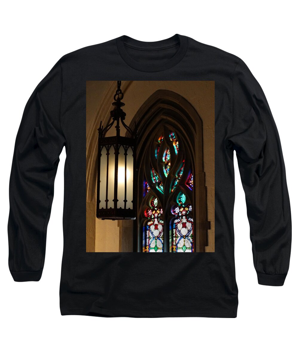 Light Long Sleeve T-Shirt featuring the photograph Sanctuary Lighting by David T Wilkinson