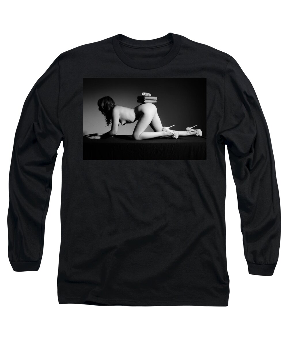 Nude Long Sleeve T-Shirt featuring the photograph Sapiosexual by Joe Kozlowski