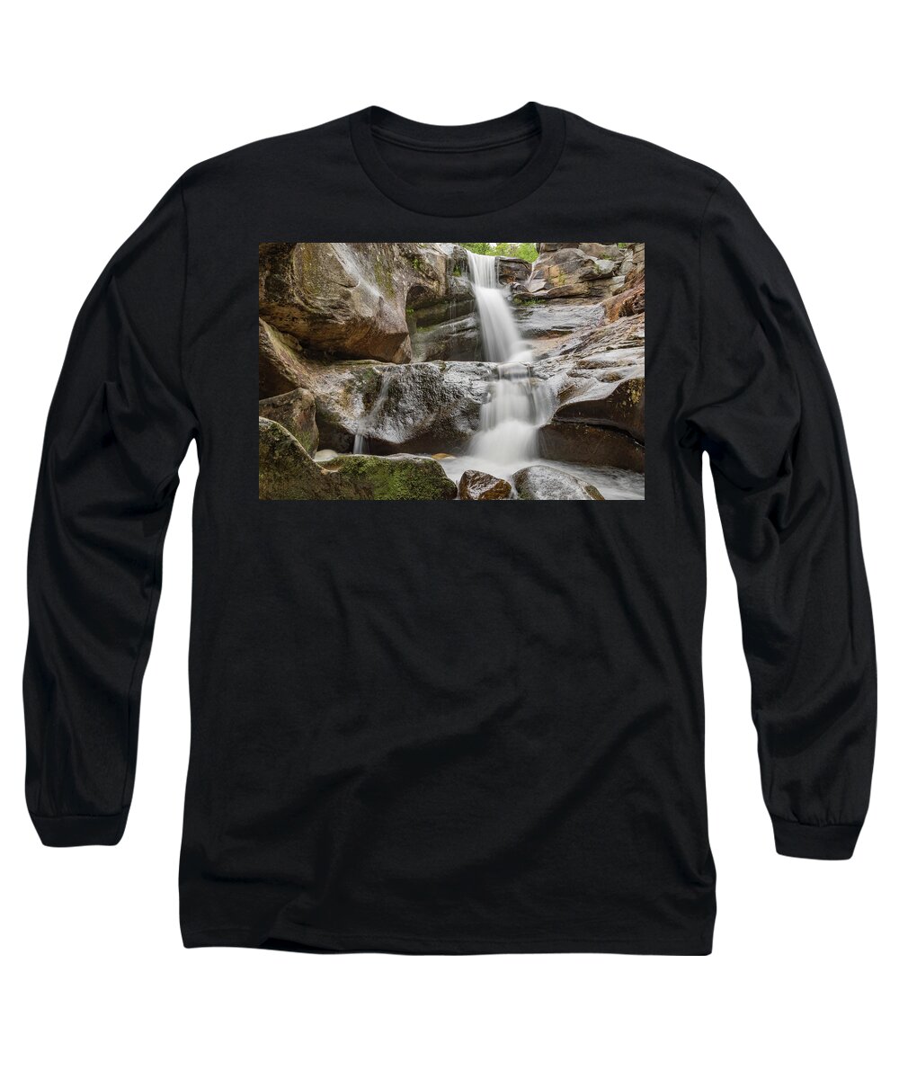 Maine Long Sleeve T-Shirt featuring the photograph Screw Auger Falls I by Colin Chase