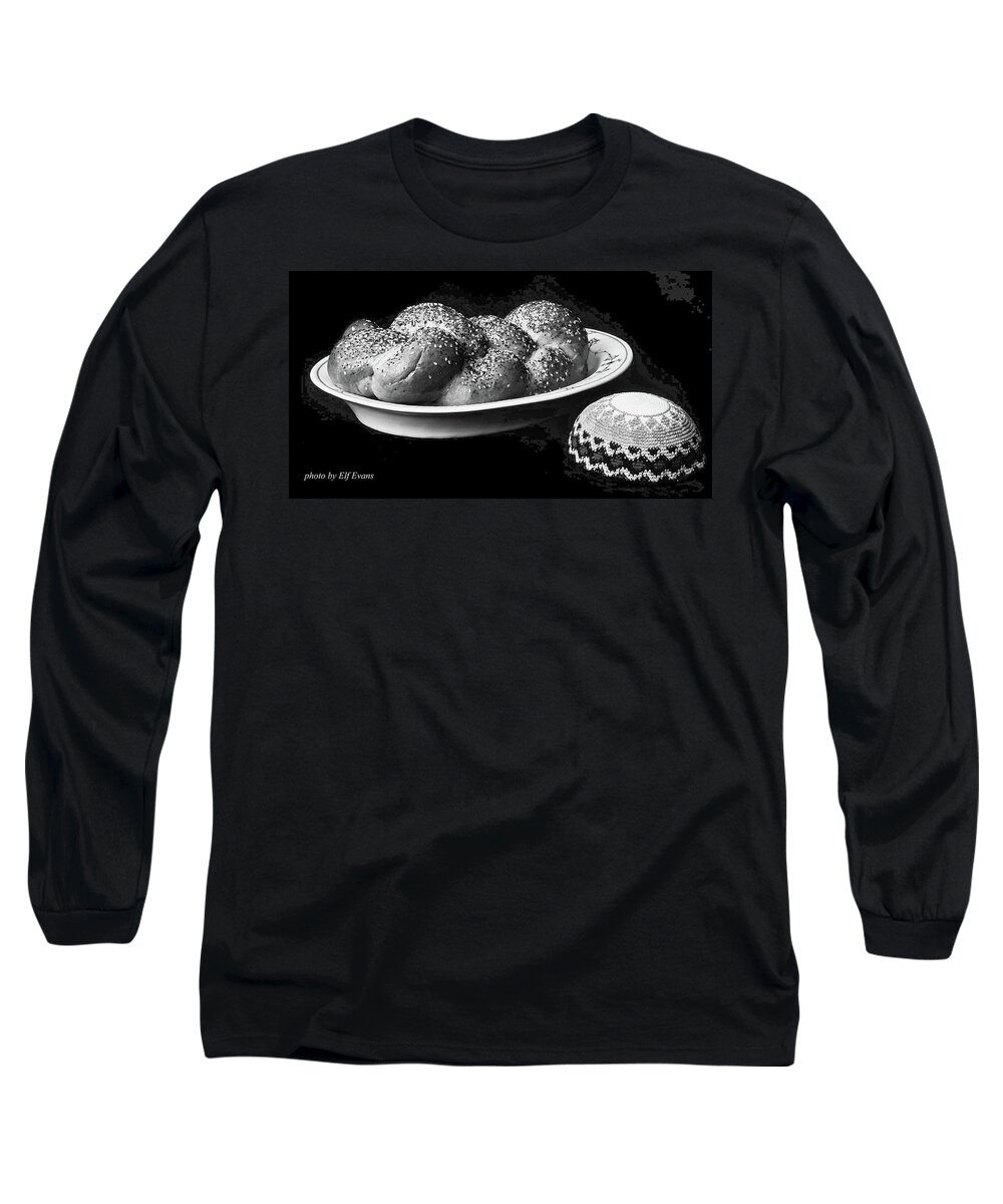 Challah Long Sleeve T-Shirt featuring the photograph Shalom by Elf EVANS