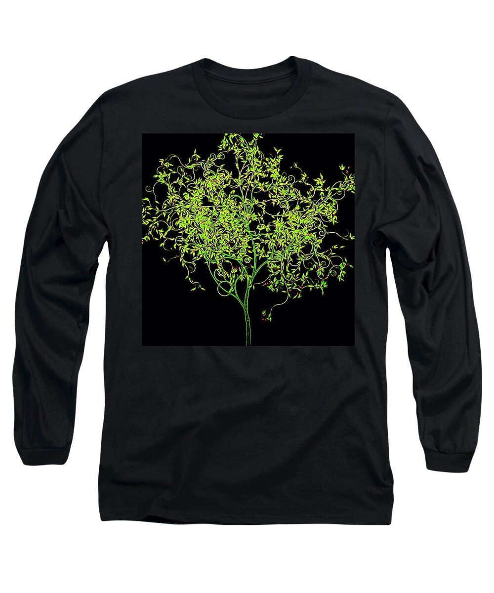 Trees Long Sleeve T-Shirt featuring the photograph She Wears Her Beauty Well by Nick Heap