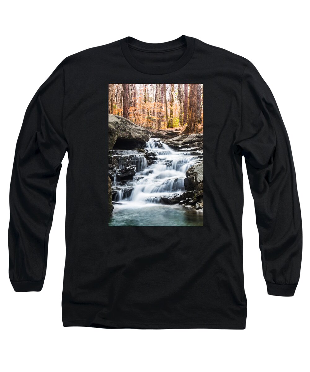 Water Long Sleeve T-Shirt featuring the photograph Autumn at Moss Rock Preserve by Parker Cunningham