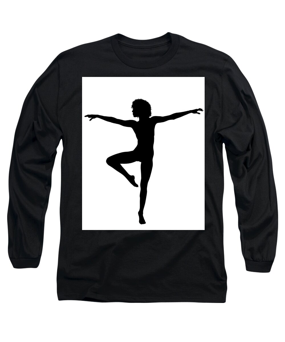 Silhouette Long Sleeve T-Shirt featuring the photograph Silhouette 24 by Michael Fryd