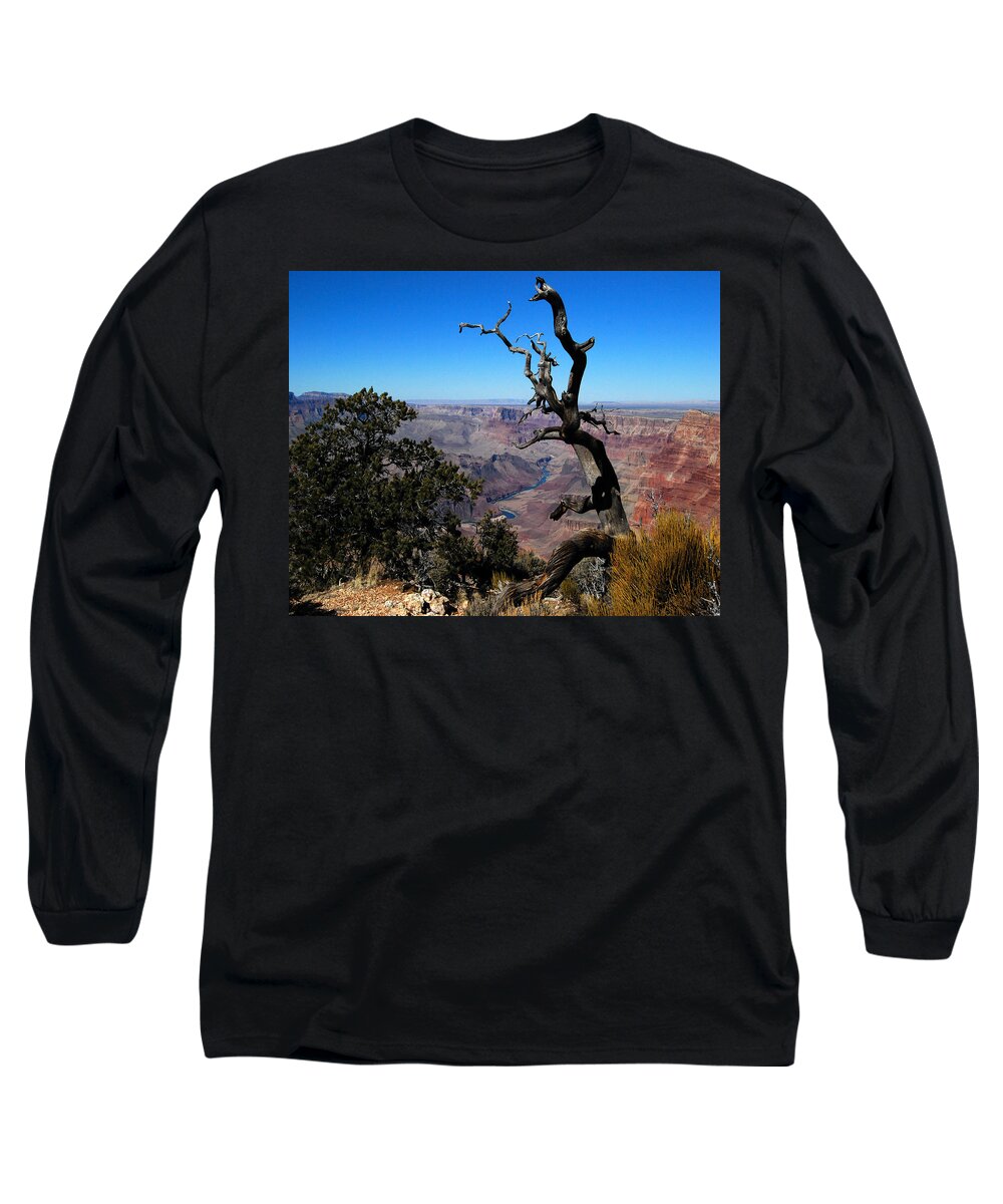 Grand Canyon Long Sleeve T-Shirt featuring the photograph South Rim by Pamela Peters