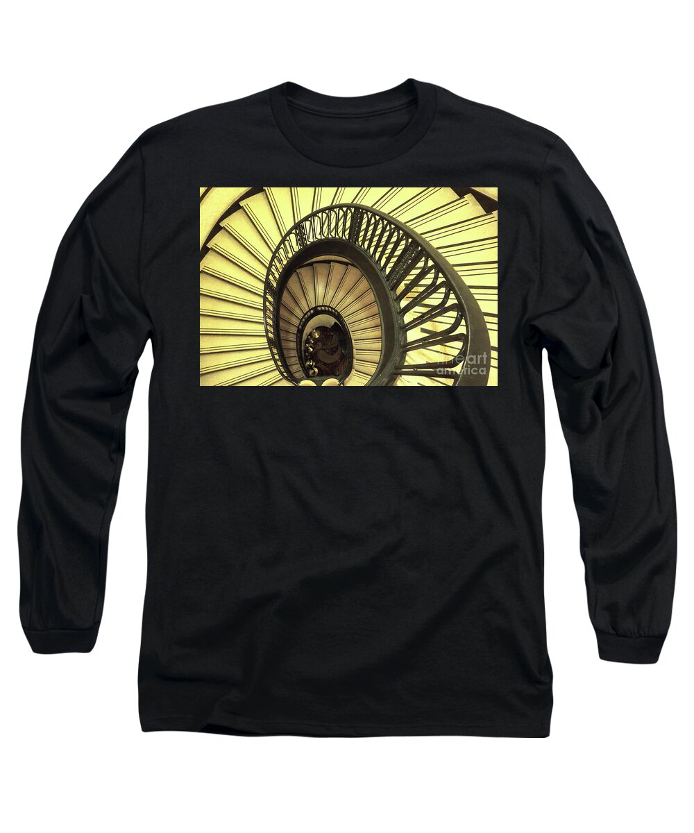 Stairway Long Sleeve T-Shirt featuring the photograph Stairway by Steve Ondrus