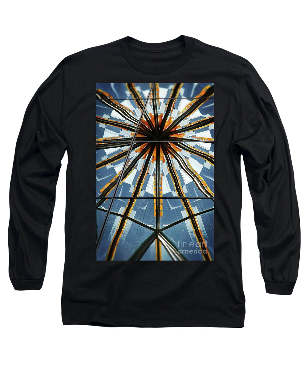 Photograph Long Sleeve T-Shirt featuring the photograph Starburst by Kathy Strauss
