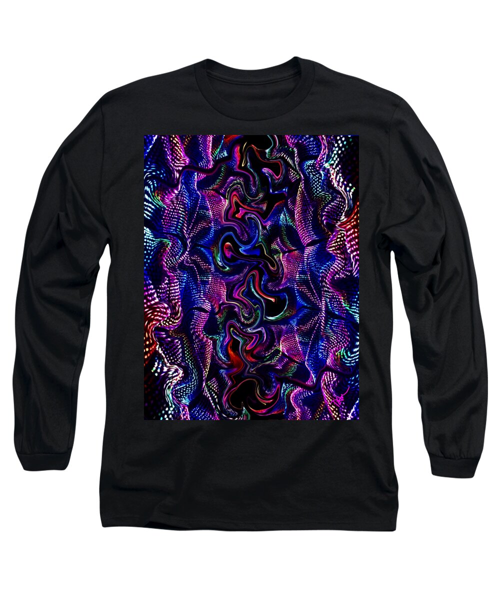 Staying Alive Long Sleeve T-Shirt featuring the digital art Stayin' Alive by Diane Holman