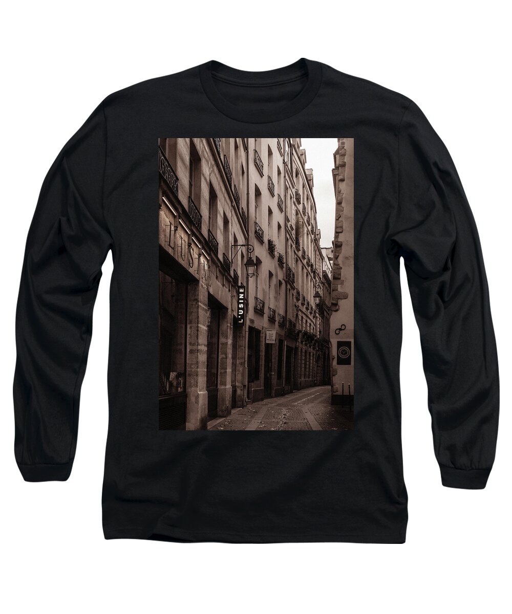 Paris Long Sleeve T-Shirt featuring the photograph Streets of Paris by Marcus Karlsson Sall