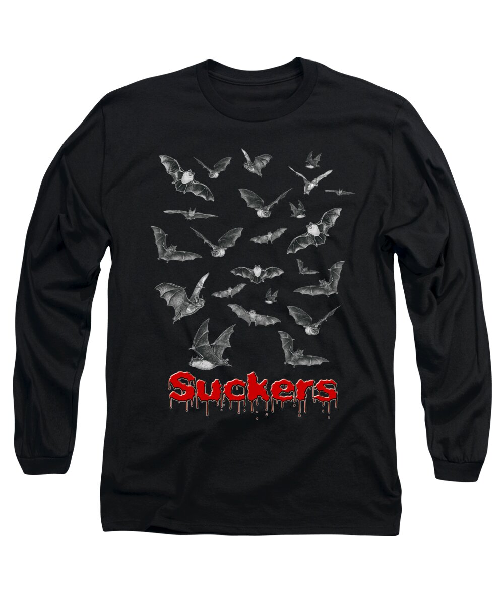 2d Long Sleeve T-Shirt featuring the photograph Suckers by Brian Wallace