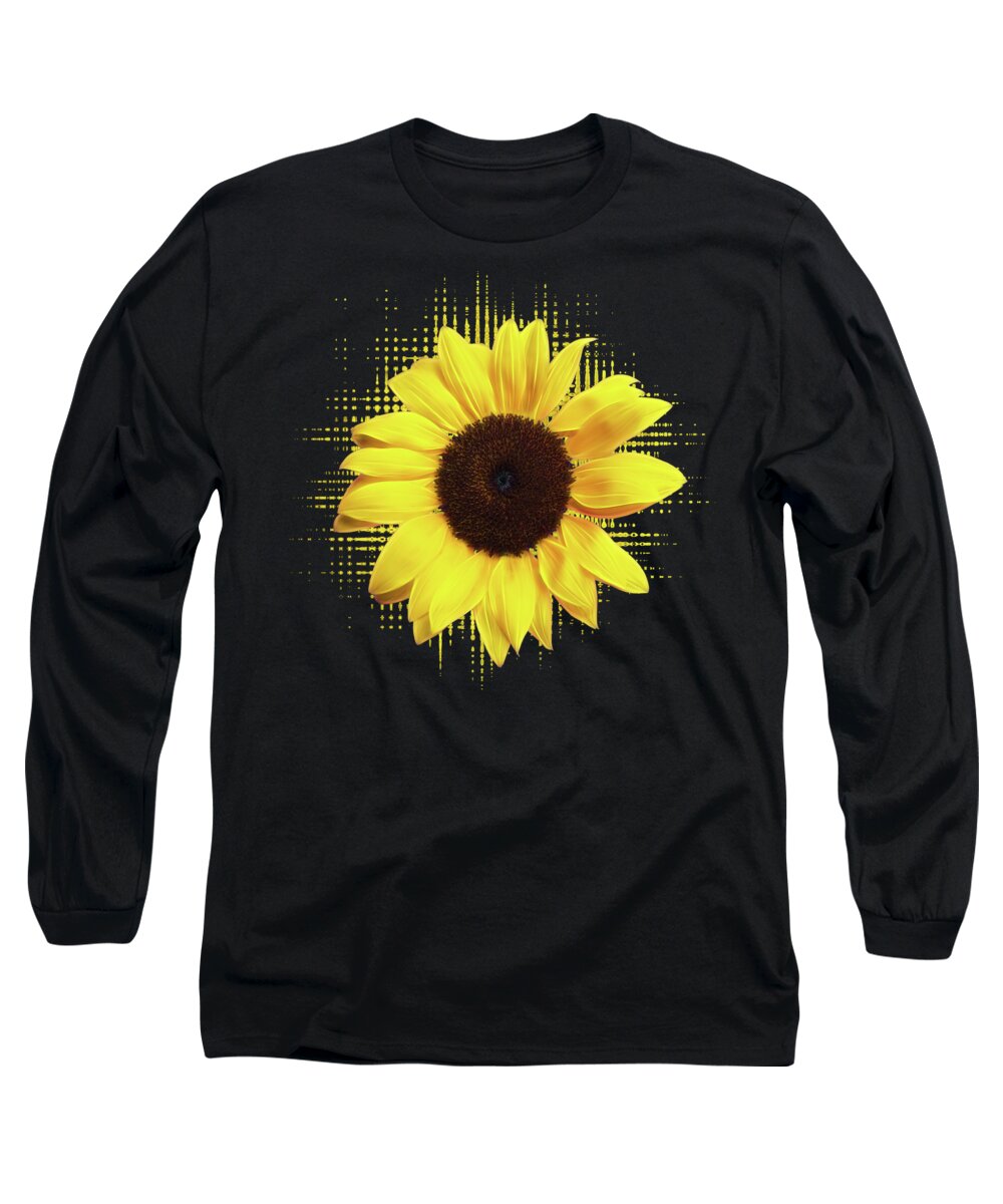 Sunflower Long Sleeve T-Shirt featuring the photograph Sunlover by Gill Billington