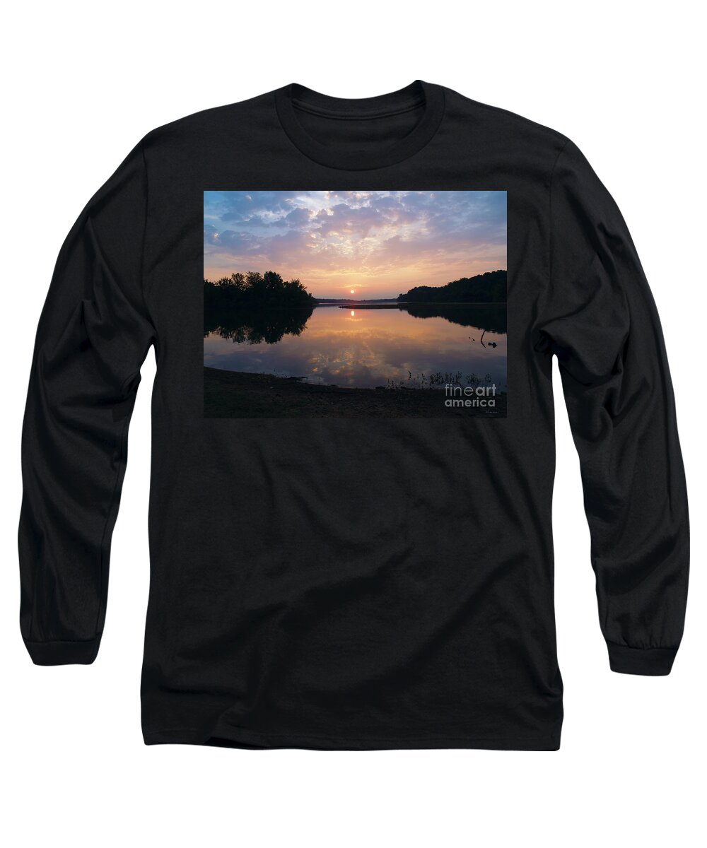 Sunrise Long Sleeve T-Shirt featuring the photograph Sunrise Morning Bliss 152B by Ricardos Creations
