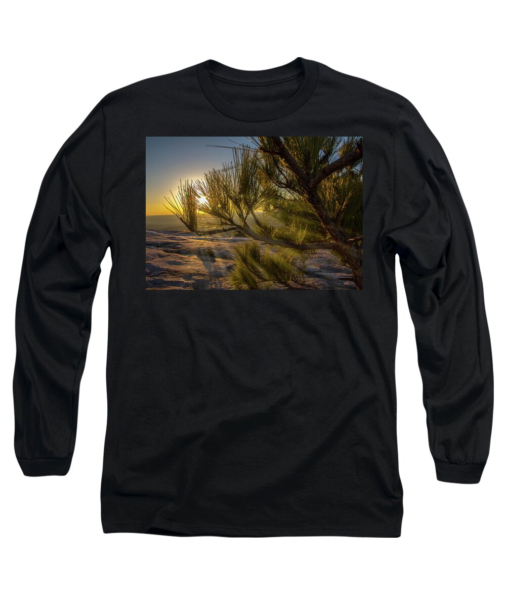 Atlanta Long Sleeve T-Shirt featuring the photograph Sunset Pines by Kenny Thomas