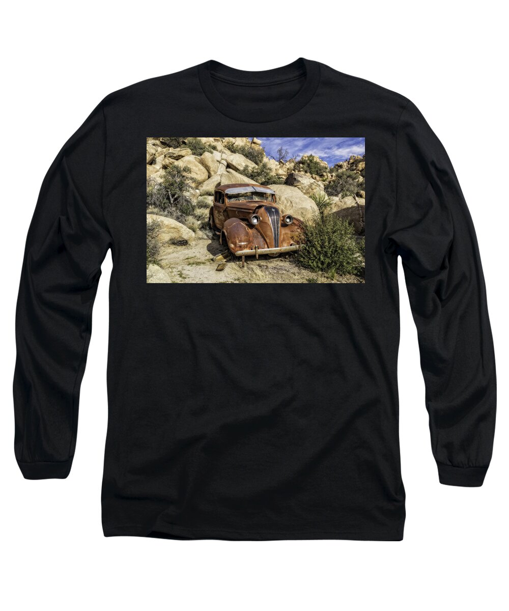 Joshua Tree National Park Long Sleeve T-Shirt featuring the photograph Terraplane Hudson by Sandra Selle Rodriguez