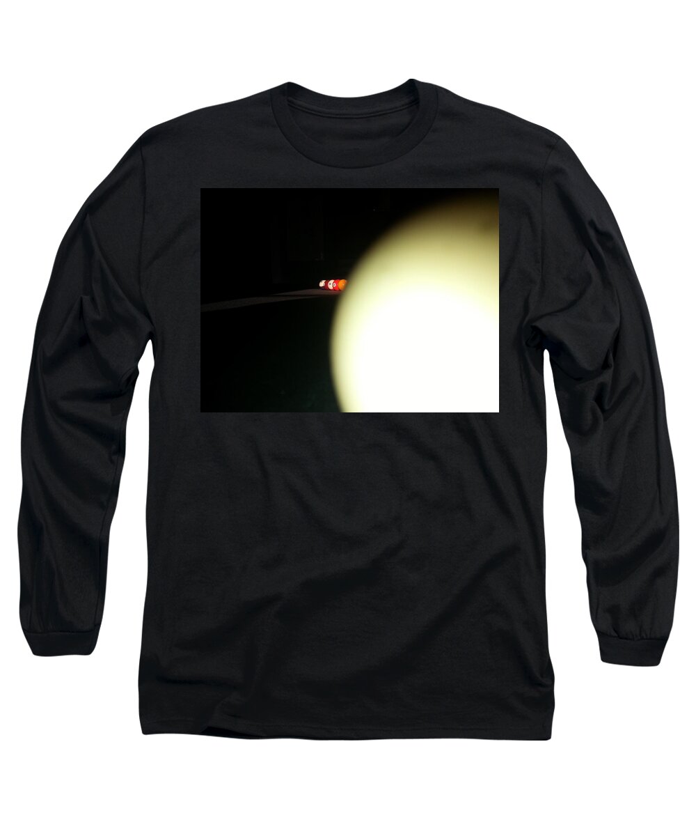 Cue Long Sleeve T-Shirt featuring the photograph That's No Moon by Robert Knight
