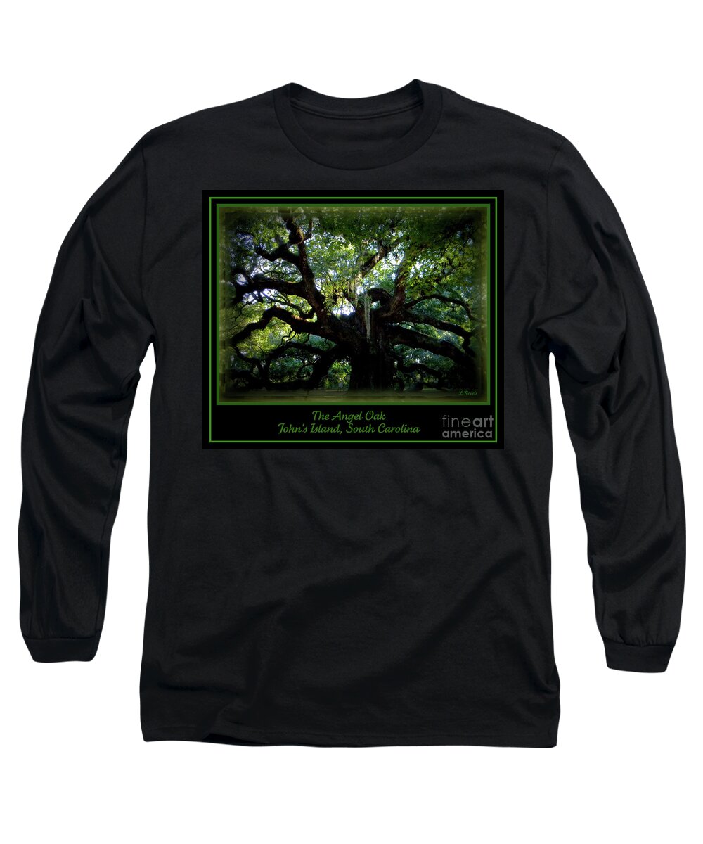 Angel Oak Long Sleeve T-Shirt featuring the photograph The Angel Oak by Leslie Revels