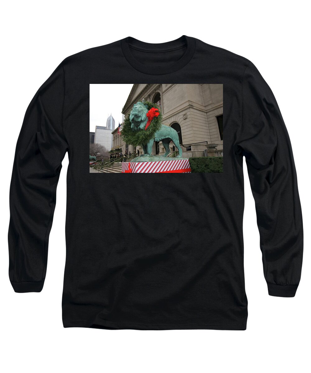 Art Institute Long Sleeve T-Shirt featuring the photograph The Art Institute of Chicago by Jackson Pearson