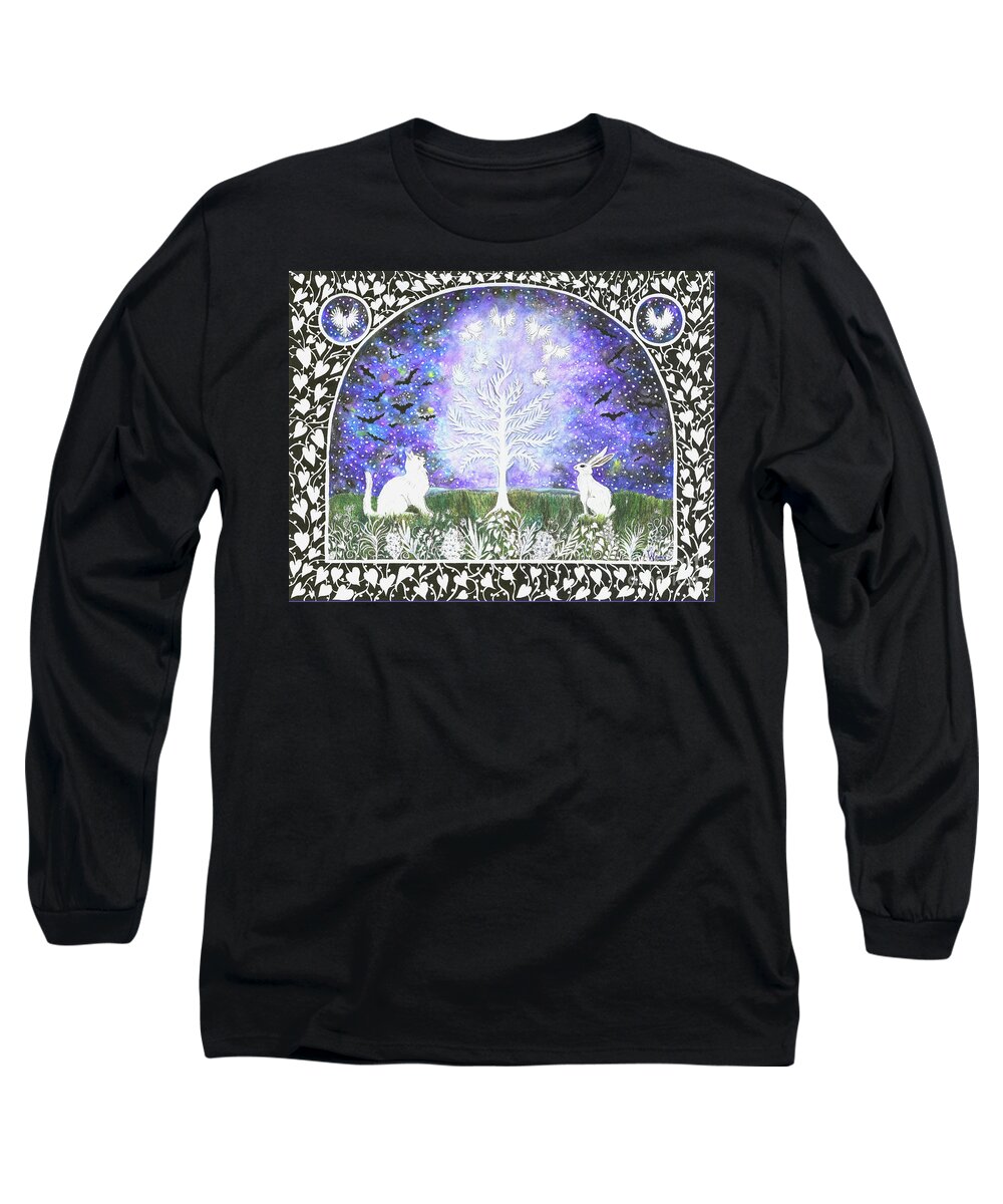 Lise Winne Long Sleeve T-Shirt featuring the painting The Attraction by Lise Winne