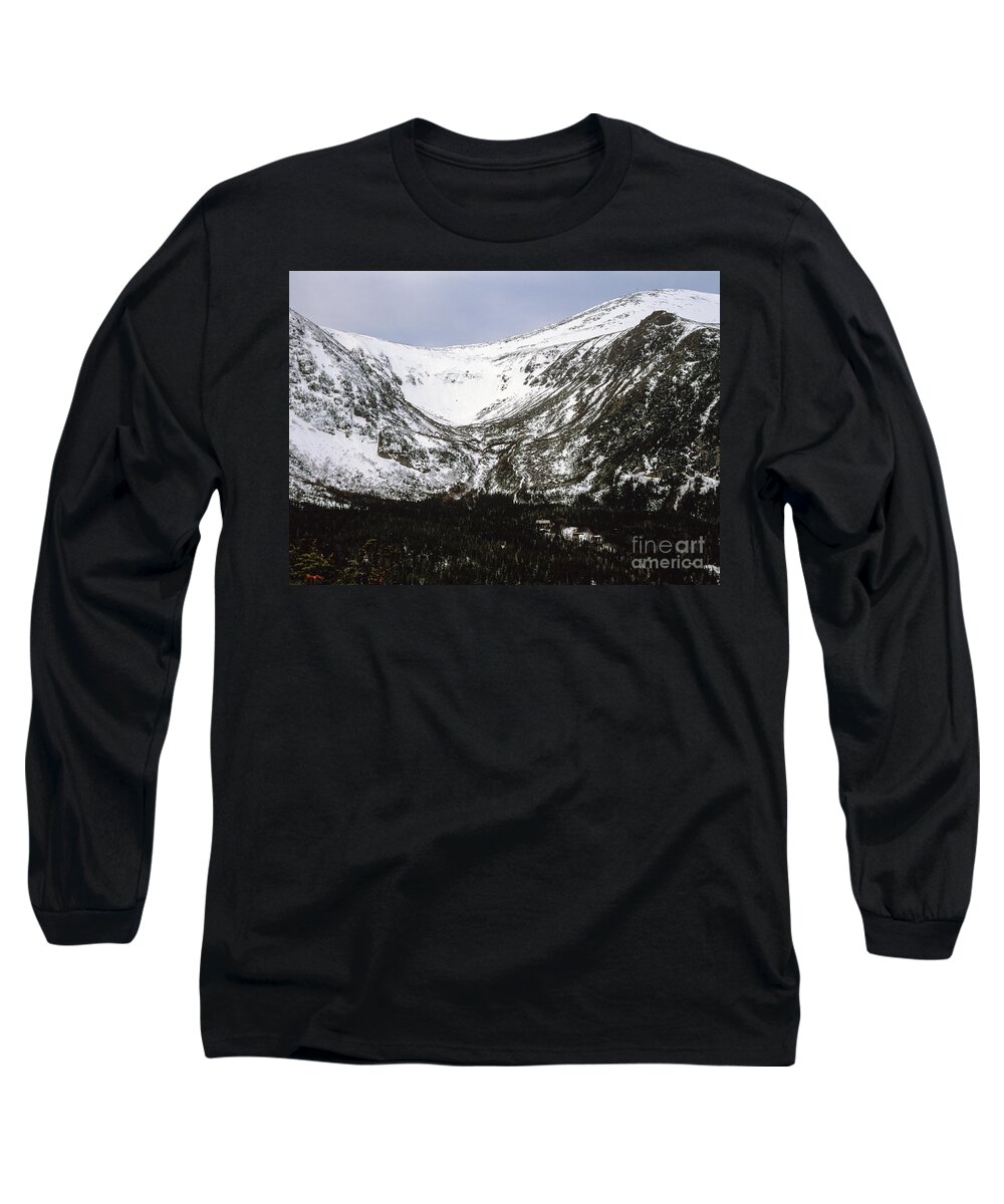 Alpine Zone Long Sleeve T-Shirt featuring the photograph The Bowl - Tuckerman Ravine Mount Washington by Erin Paul Donovan