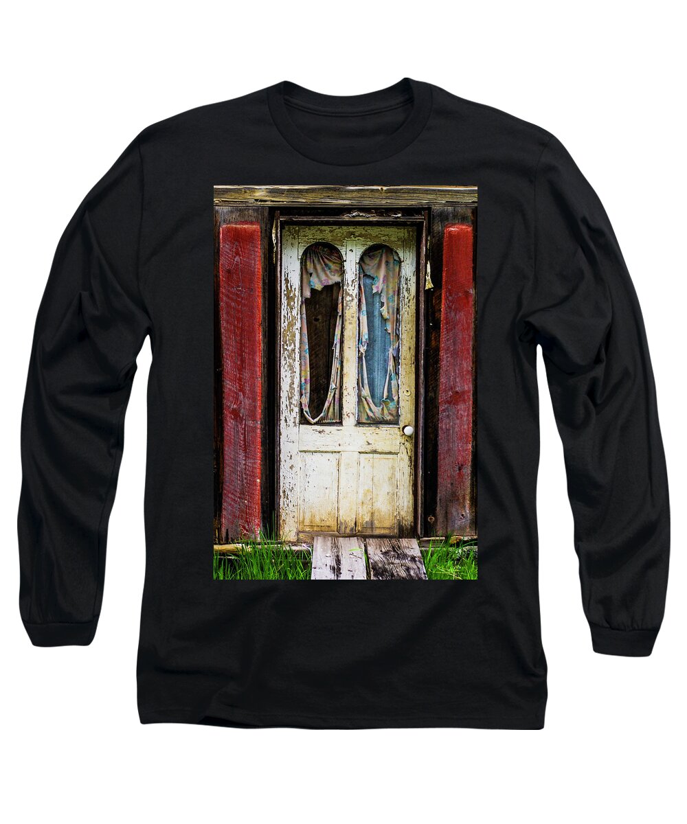 Door Long Sleeve T-Shirt featuring the digital art The Entrance by Dale Stillman