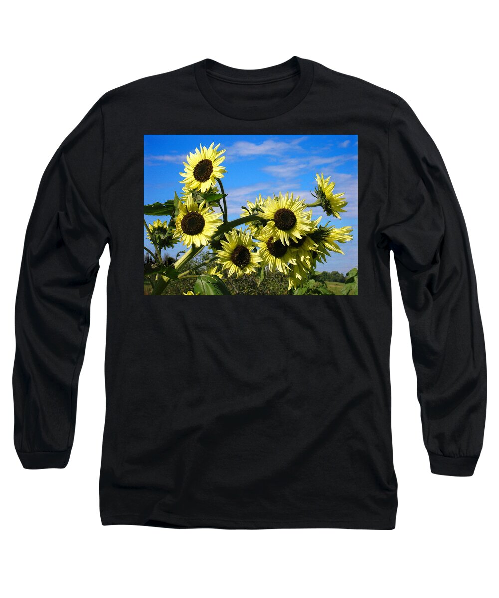 Flowers Long Sleeve T-Shirt featuring the photograph The Last of Summer by Steve Karol