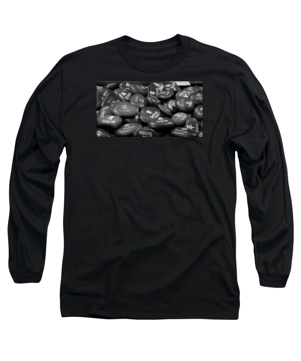 Love Long Sleeve T-Shirt featuring the photograph The Messenger Rocks by Maria Aduke Alabi