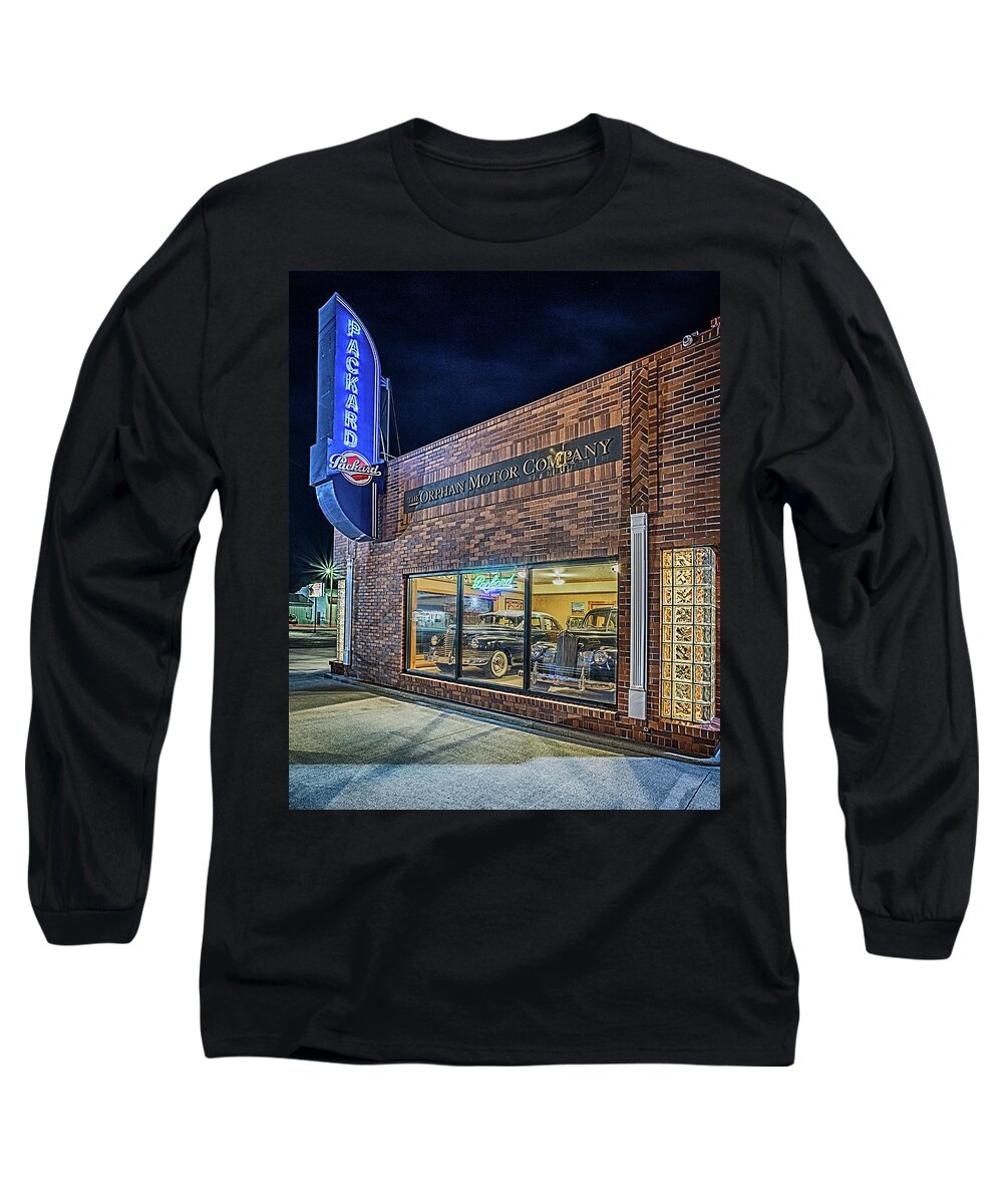 Packard Long Sleeve T-Shirt featuring the photograph The Orphan Motor Company by Susan Rissi Tregoning