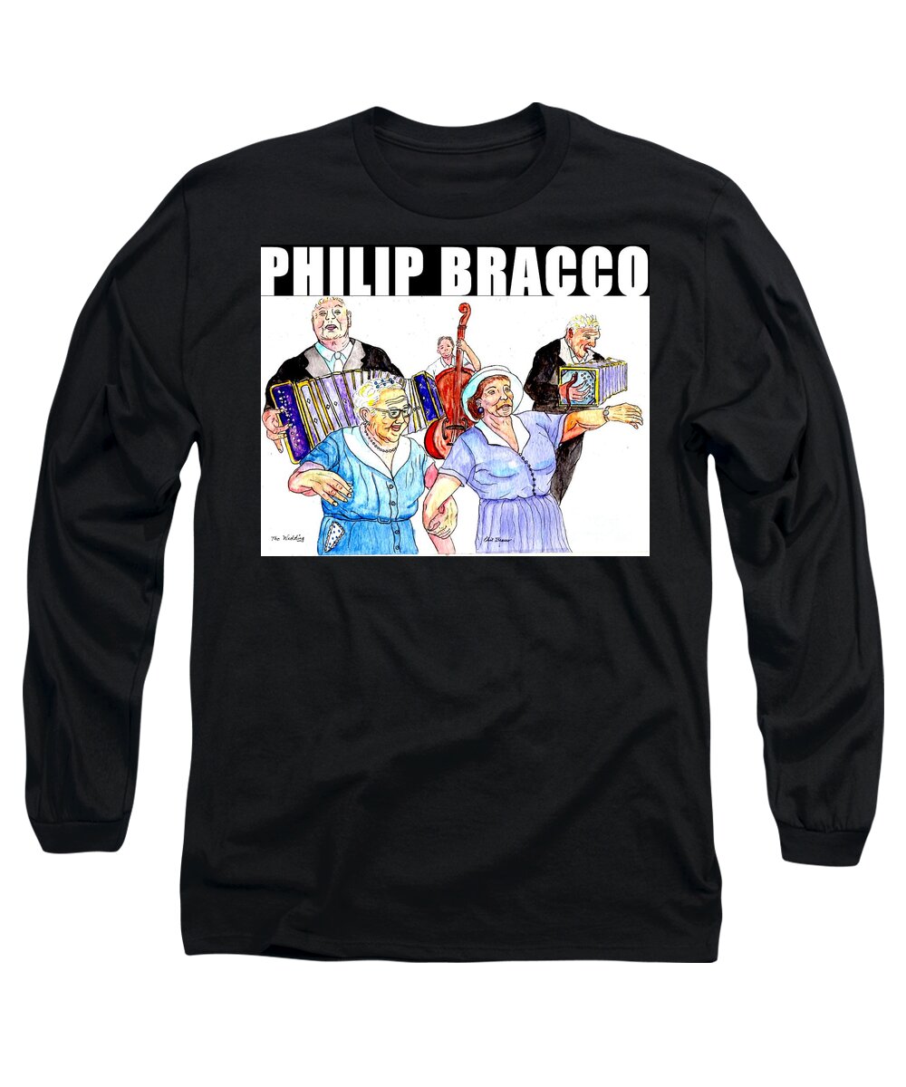  Long Sleeve T-Shirt featuring the mixed media The Wedding by Philip And Robbie Bracco