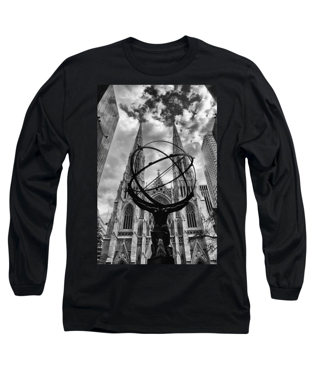 Atlas Long Sleeve T-Shirt featuring the photograph Titan by Jessica Jenney