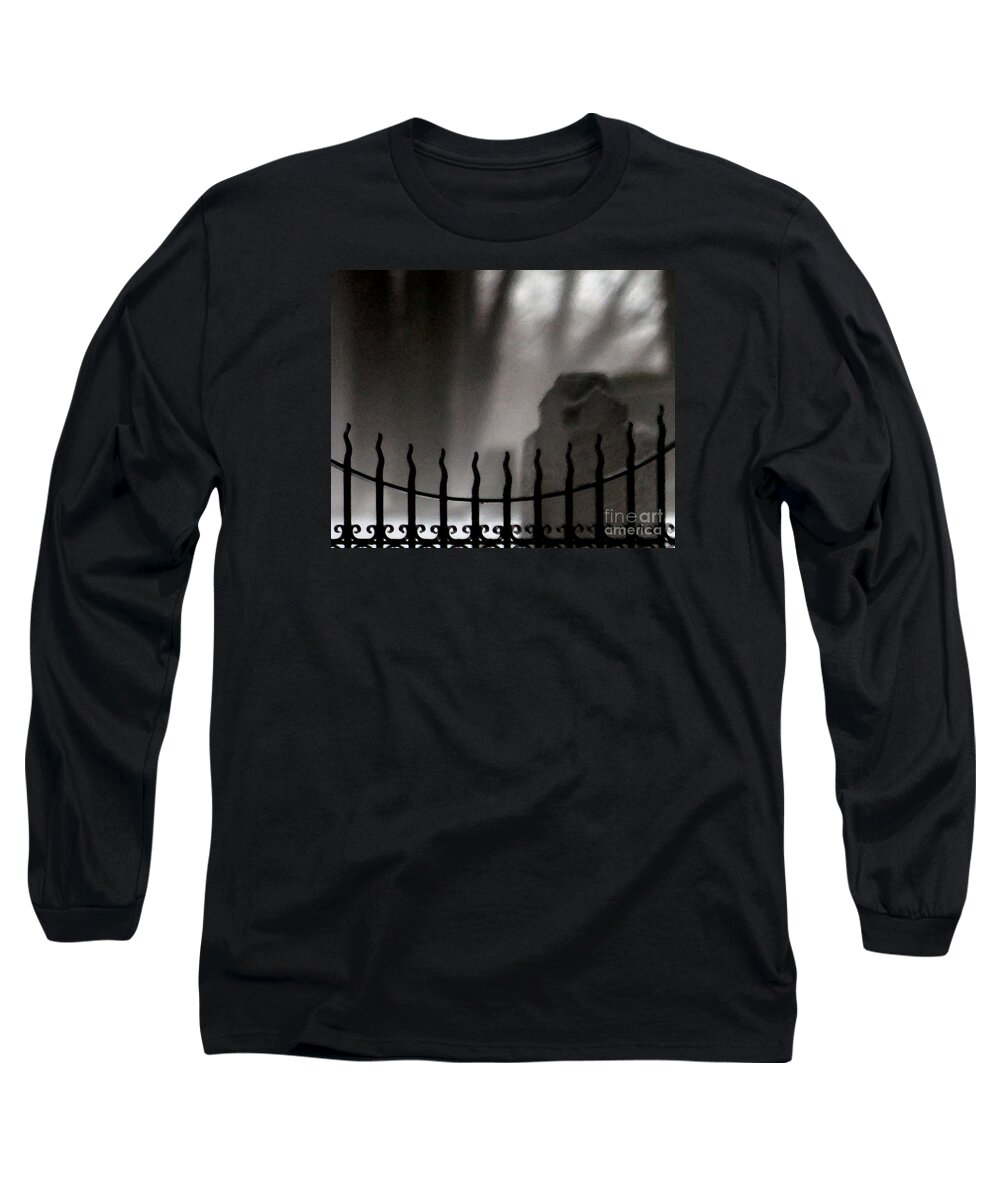 Cemetery Long Sleeve T-Shirt featuring the photograph Twilight Beyond Grace by Linda Shafer