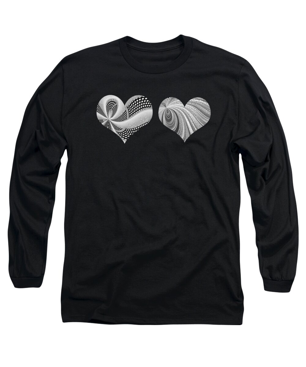 Heart Long Sleeve T-Shirt featuring the photograph Two Hearts Speeding by Marilyn Cornwell
