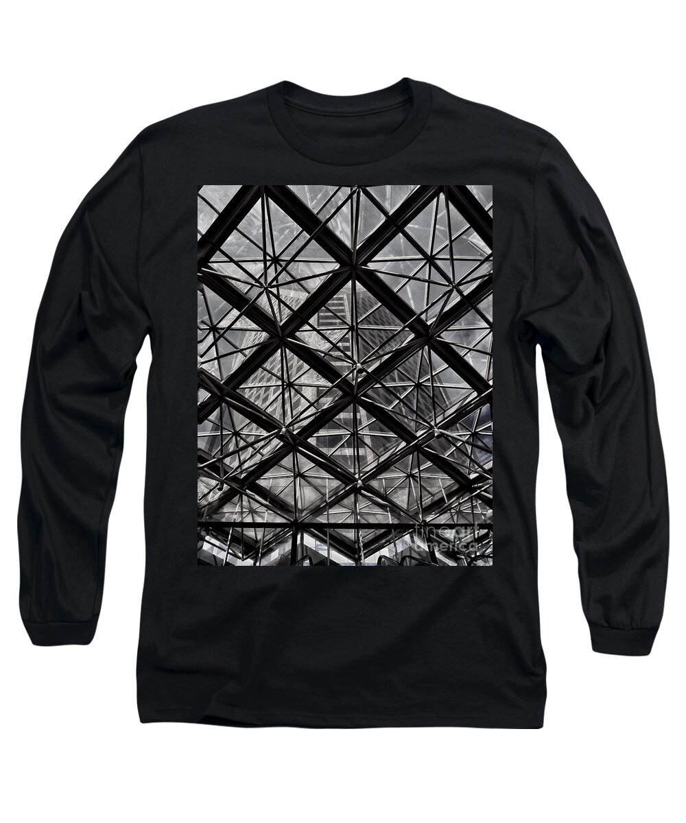 Pattern Long Sleeve T-Shirt featuring the photograph Urban patterns - Sao Paulo by Carlos Alkmin