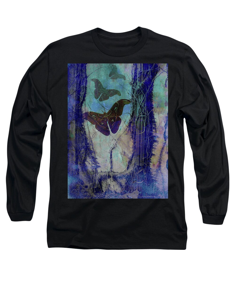 Moth Long Sleeve T-Shirt featuring the photograph Vast Congeries of Vital Forces II by Char Szabo-Perricelli