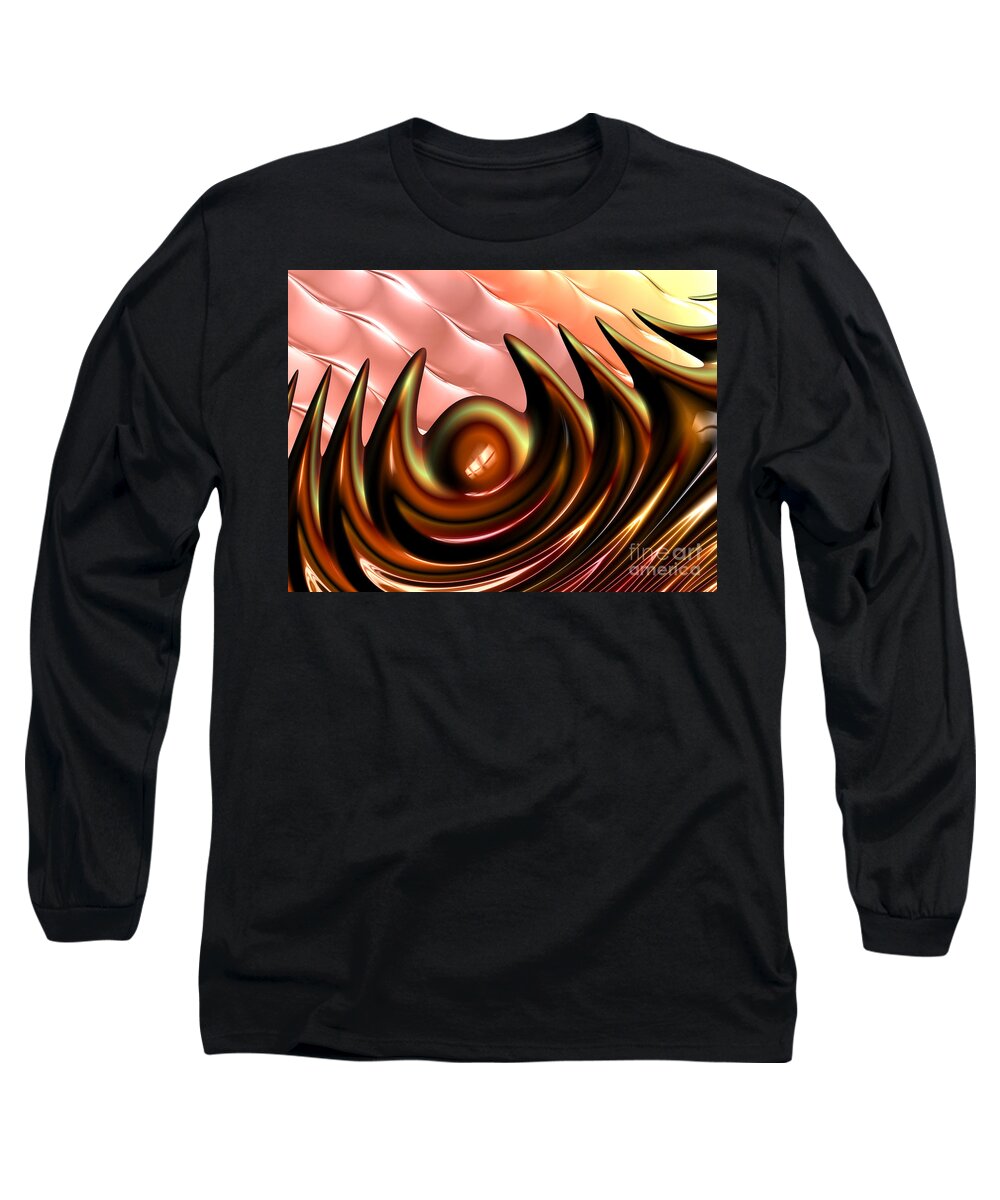 Art Long Sleeve T-Shirt featuring the digital art Weapon of mass destruction by Vix Edwards