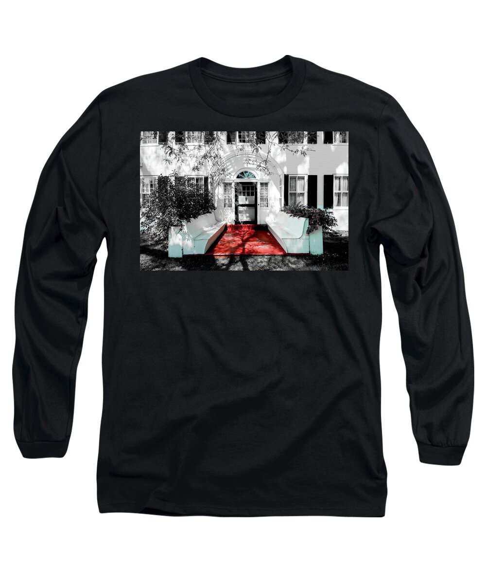 Cornish Long Sleeve T-Shirt featuring the photograph Welcome by Greg Fortier