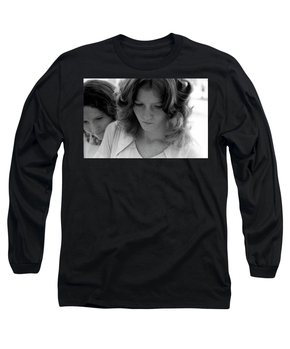 Phoenix Long Sleeve T-Shirt featuring the photograph Yearbook Signing, 1972, Part 2 by Jeremy Butler