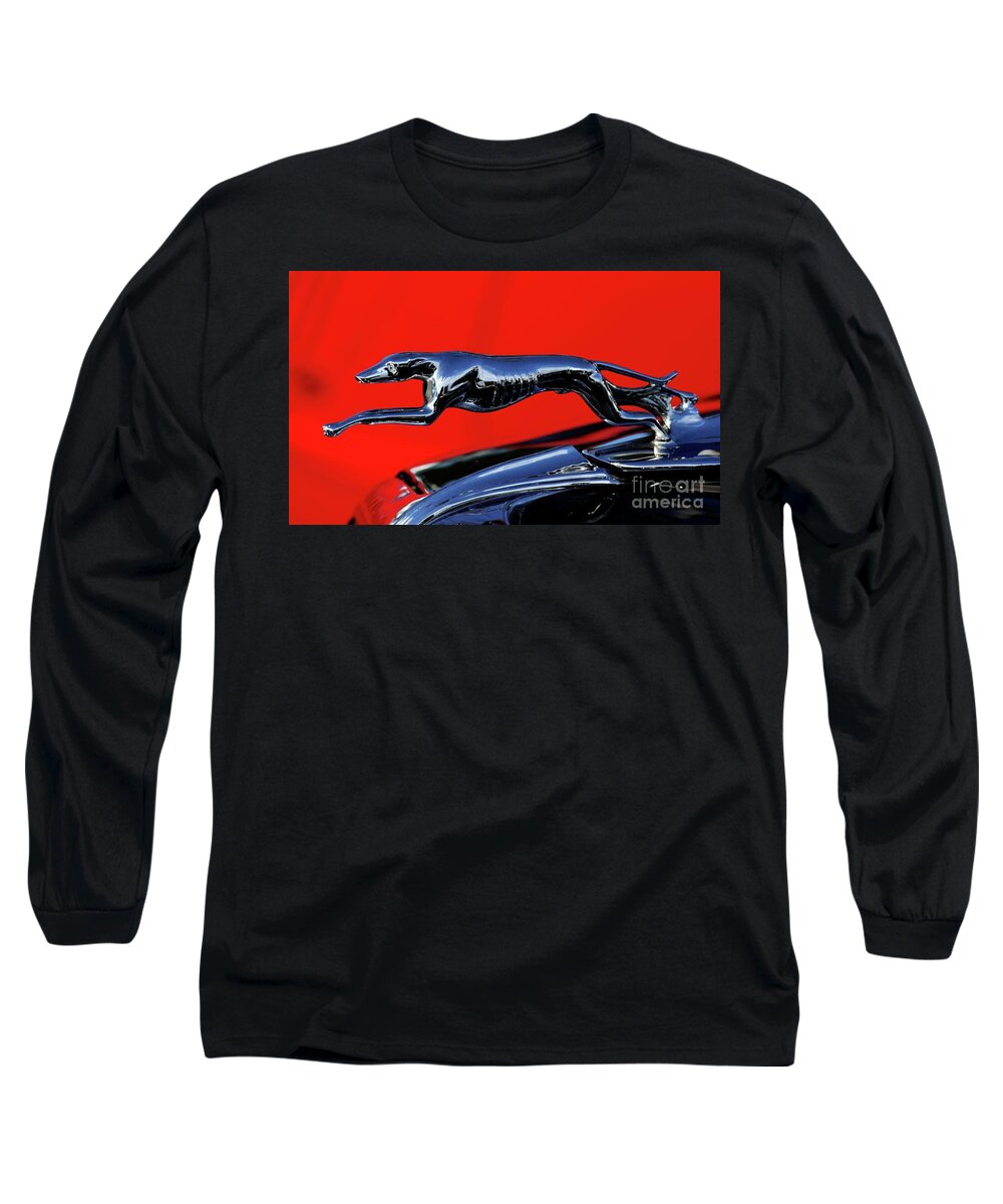 1934 Ford Hood Ornament Long Sleeve T-Shirt featuring the photograph 1934 Ford by Terri Brewster