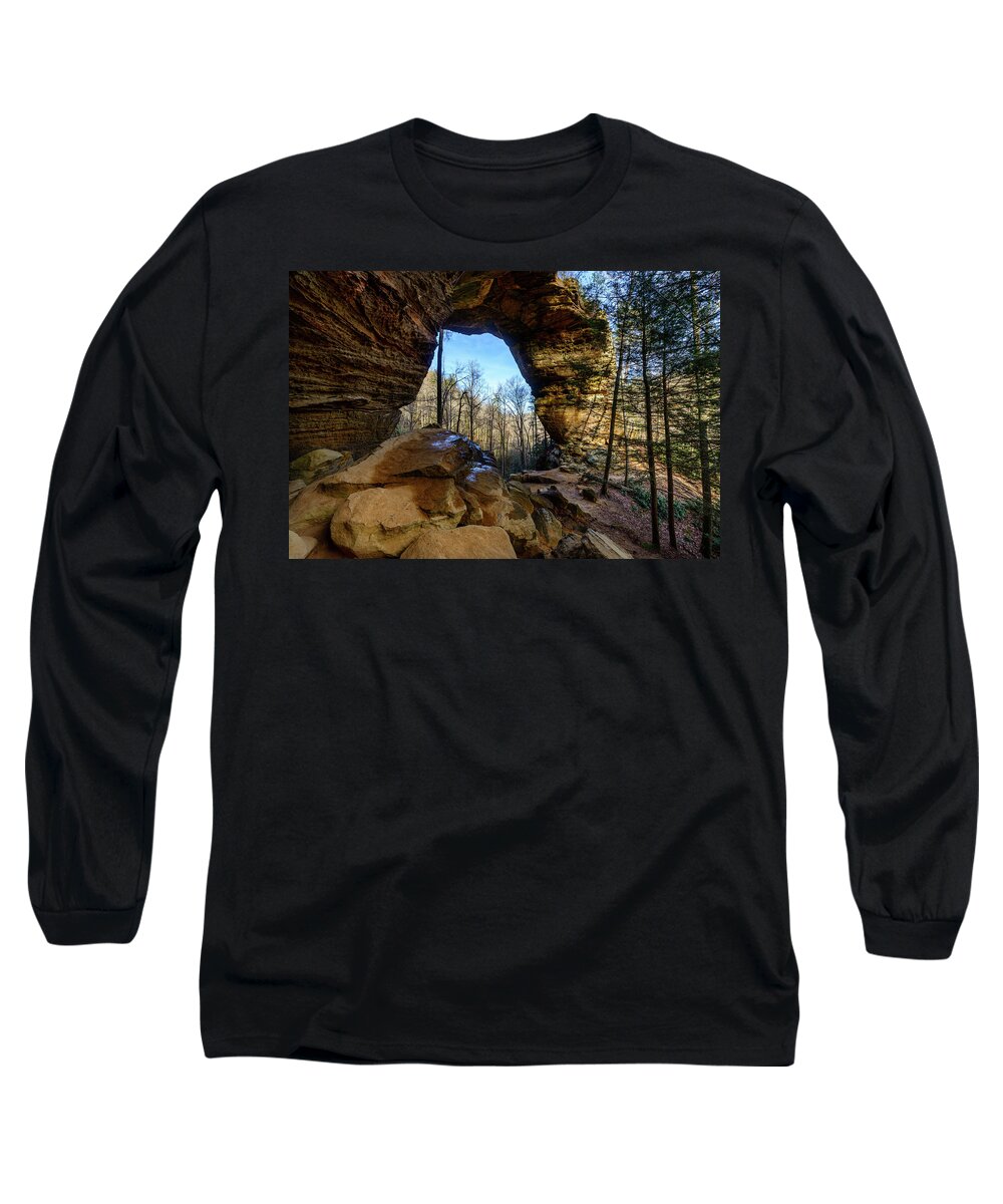 Frenchburg Long Sleeve T-Shirt featuring the photograph A Hole in Time by Michael Scott