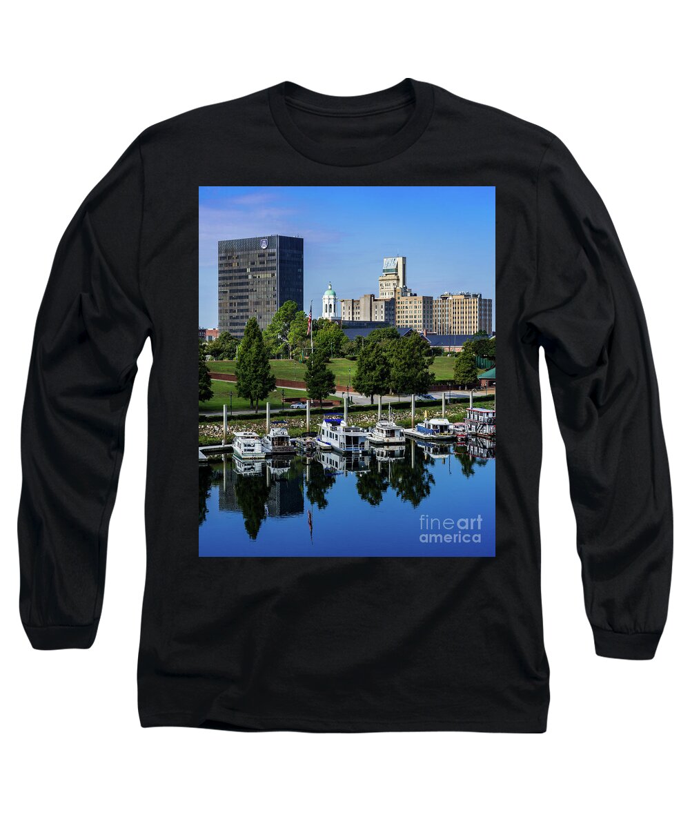 Augusta Ga Savannah River 3 Long Sleeve T-Shirt featuring the photograph Augusta Ga Savannah River 3 by Sanjeev Singhal